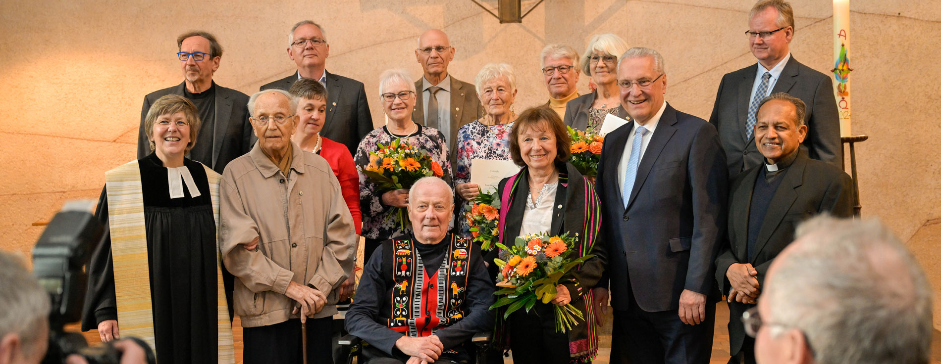 Gruppenbild mit Geehrten