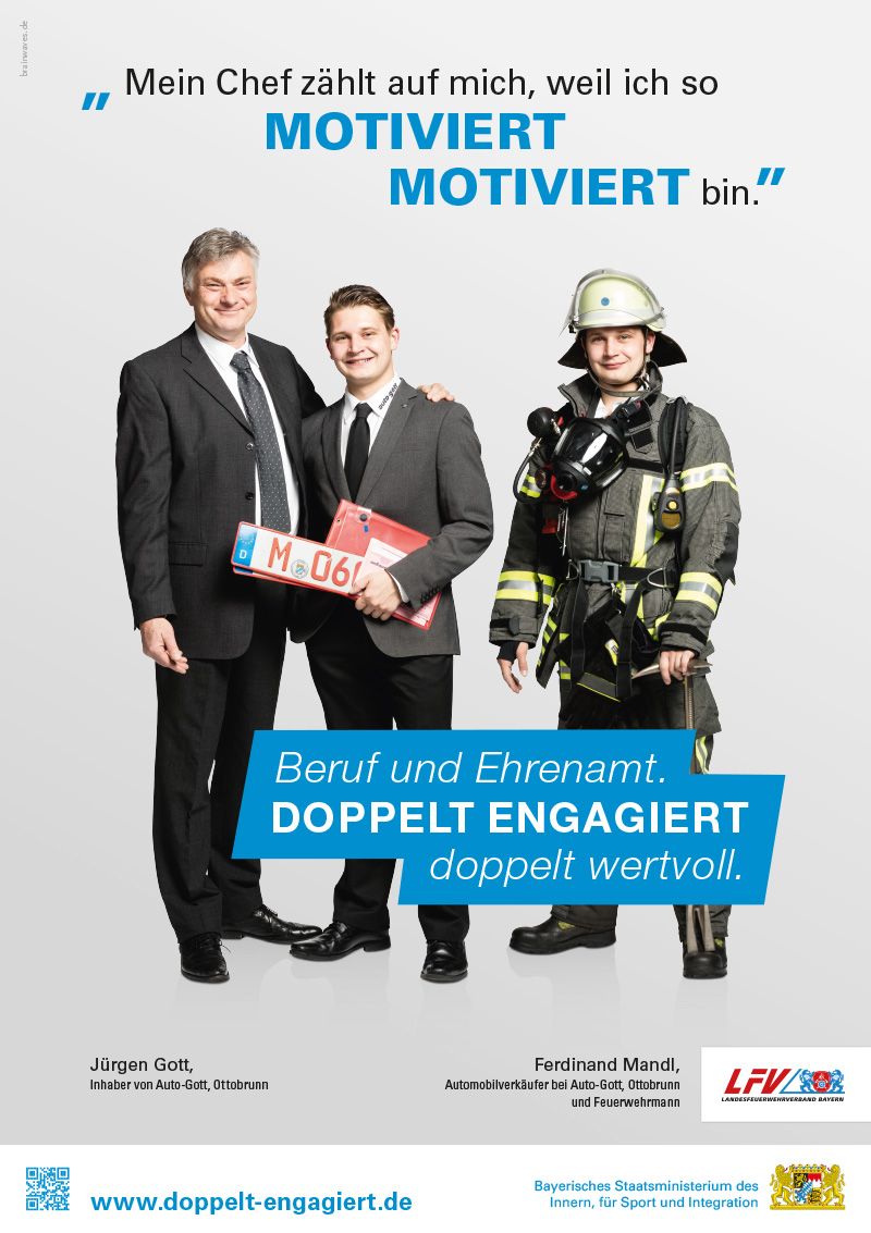 Doppelt Engagiert Plakat A1 Hoch Lfv Auto-gott