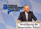 Vereidigungsfeier von Polizeibeamten am 26. April 2014 in Nürnberg